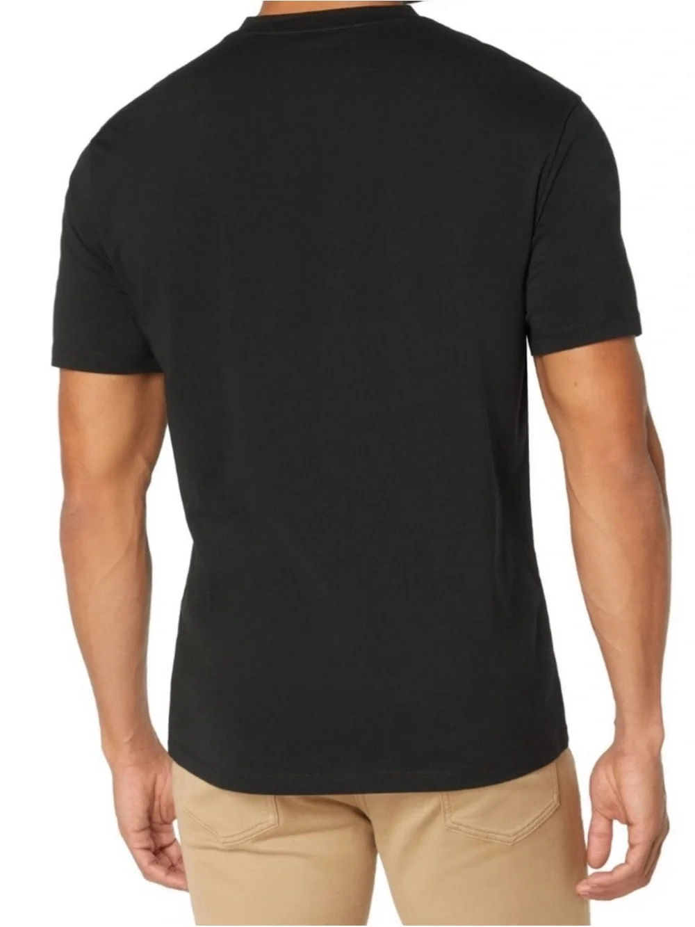 Banana Republic Men's Black V-Neck Short Sleeve Tee